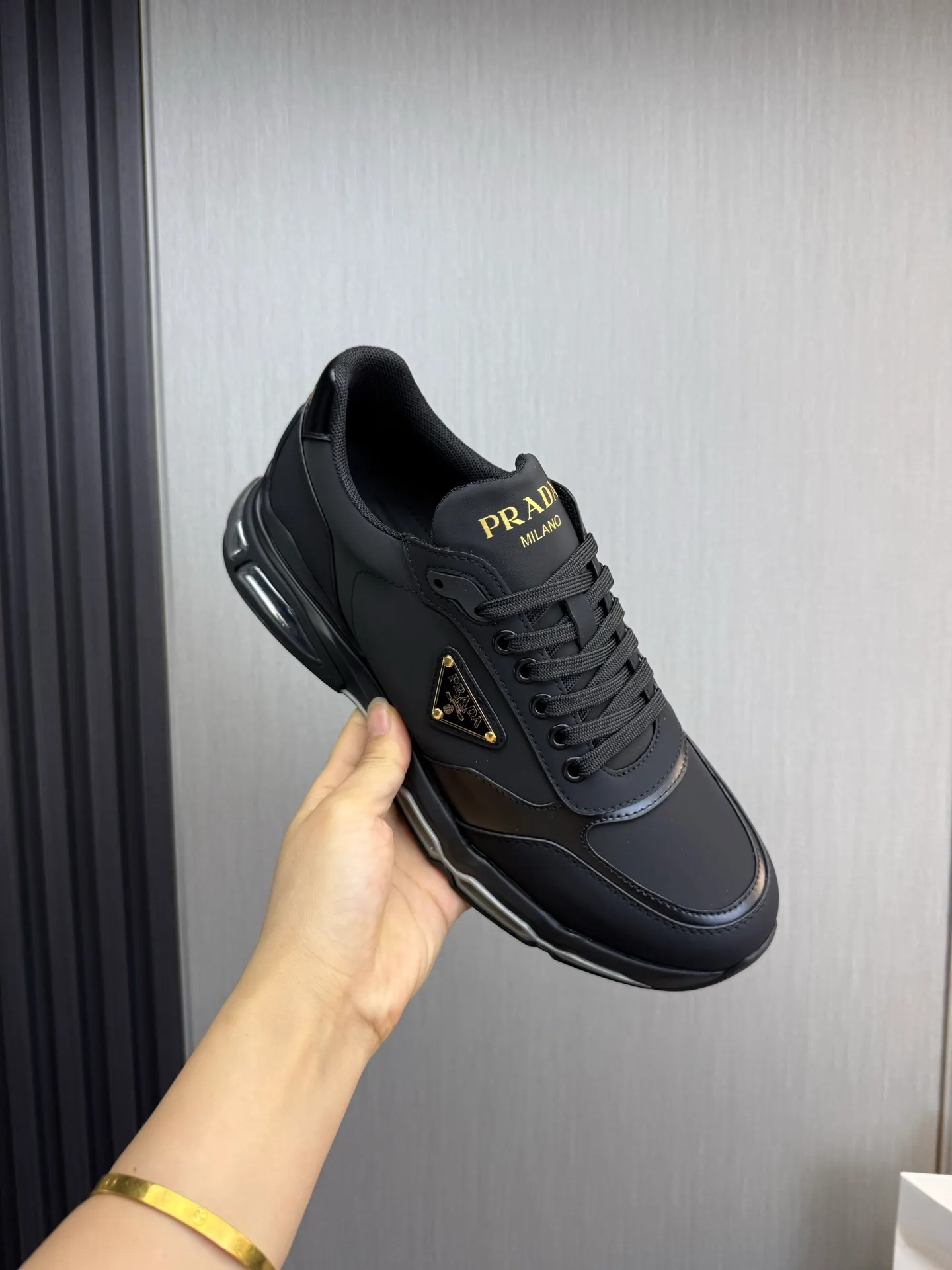Men's shoes 💰640💰 [PRADA] Men's shoes are popular in the counter, official website is synchronized, 1 high-quality shipment ✔️Original cowhide upper + cowhide lining, 1🆚1 replica, original sole, 38-45 (45 customized, non-refundable)
